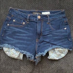 High waisted shorts